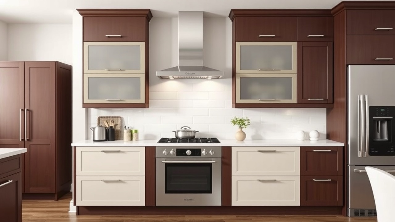 Stylish Brown Kitchen Cabinets Stylish Brown Kitchen Cabinets